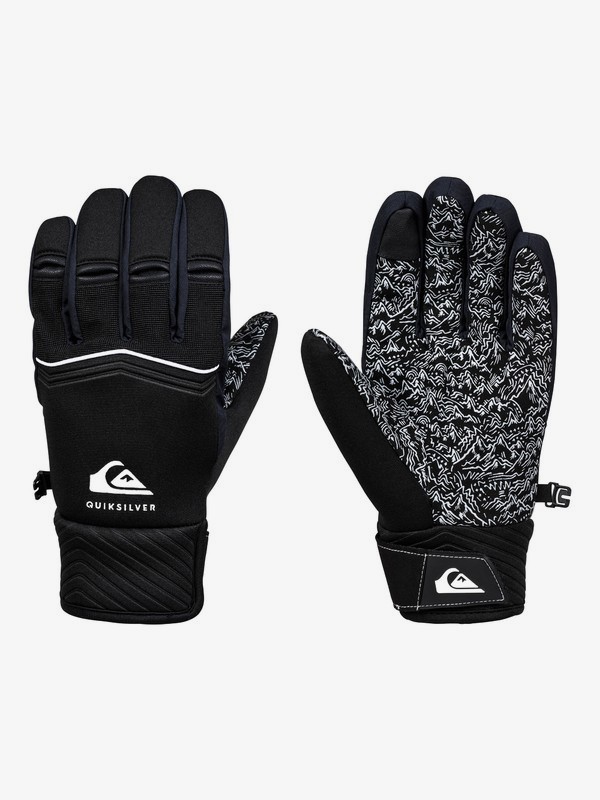 quiksilver, Method Snowboard/Ski Gloves, BLACK (kvj0) 0 Method Snowboard/Ski Gloves Black EQYHN03122 Quiksilver