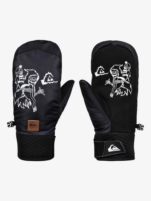 quiksilver, Method Snowboard/Ski Mittens, BLACK (kvj0) 0 Method Snowboard/Ski Mittens Black EQYHN03123 Quiksilver