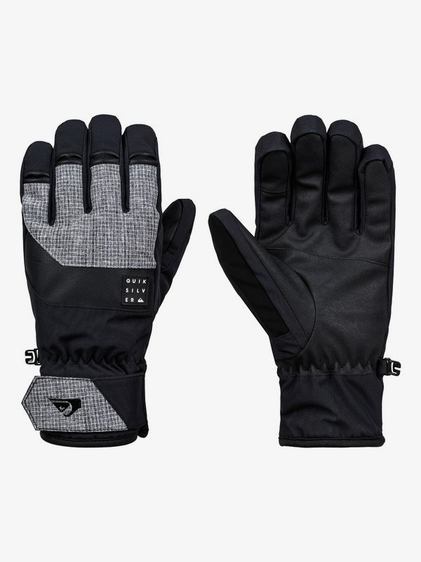 quiksilver, Gates Glove Snowboard/Ski Gloves, BLACK (kvj0) 0 Gates Glove Snowboard/Ski Gloves Black EQYHN03124 Quiksilver