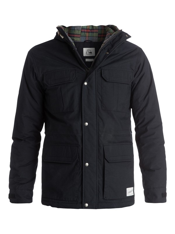quiksilver, Long Bay Outdoor Jacket, ANTHRACITE (kvj0) 0 Long Bay Outdoor Jacket EQYJK03100 Quiksilver