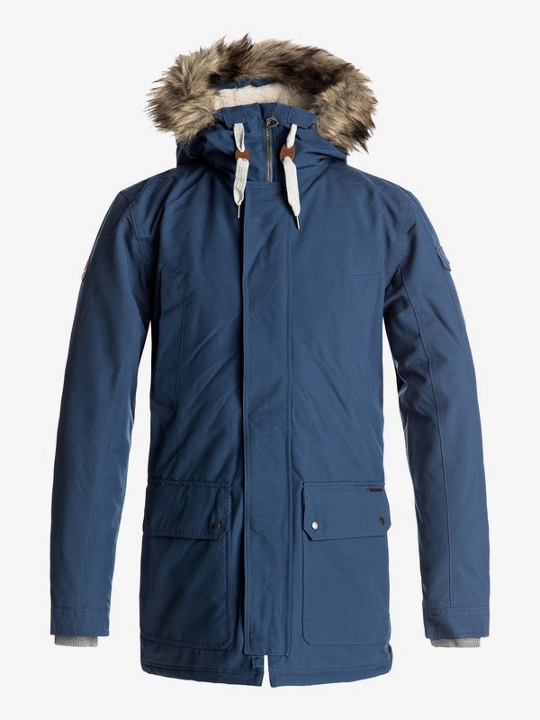 quiksilver, Ferris Waterproof Parka Jacket, DARK DENIM (brq0) 0 Ferris Waterproof Parka Jacket EQYJK03332 Quiksilver