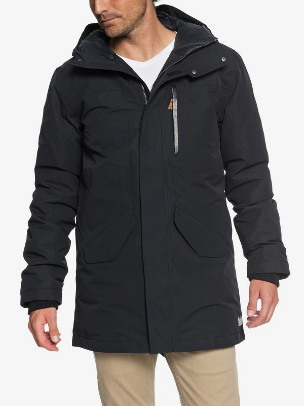 quiksilver, Парка Ice Punch, BLACK (kvj0) 0 Парка Ice Punch Черный EQYJK03336 Quiksilver