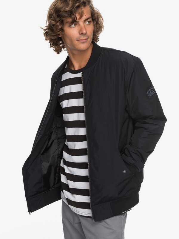 quiksilver, Charveen - Bomberjacke für Männer, BLACK (kvj0) 0 Charveen - Bomberjacke für Männer Schwarz EQYJK03381 Quiksilver