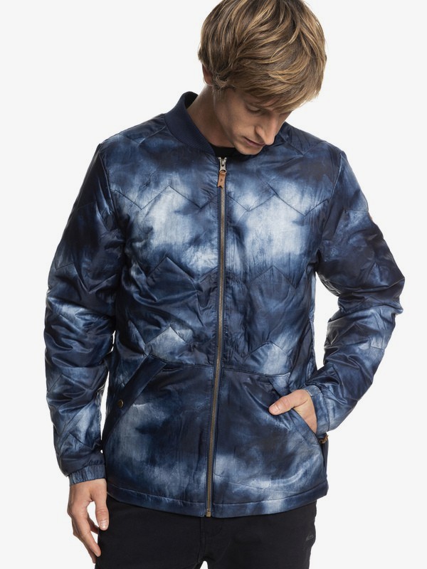 quiksilver, Cruiser - Veste chaude déperlante pour Homme, DRESS BLUE_SIMPLE TEXTURE (btk3) 0 Cruiser - Veste chaude déperlante pour Homme Bleu EQYJK03402 Quiksilver