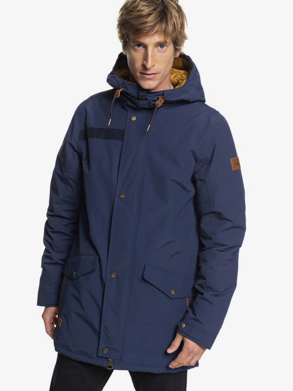 quiksilver, Парка Cordova, DRESS BLUES (btk0) 0 Парка Cordova Синий EQYJK03409 Quiksilver