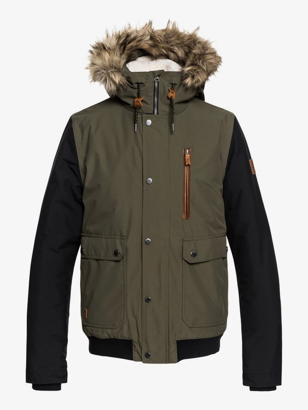 quiksilver, Куртка Arris, GRAPE LEAF (cre0) 0 Куртка Arris Коричневый EQYJK03411 Quiksilver