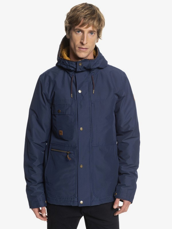 quiksilver, Canyon - Waterdichte parka met capuchon voor Heren, DRESS BLUES (btk0) 0 Canyon - Waterdichte parka met capuchon voor Heren Blue EQYJK03412 Quiksilver