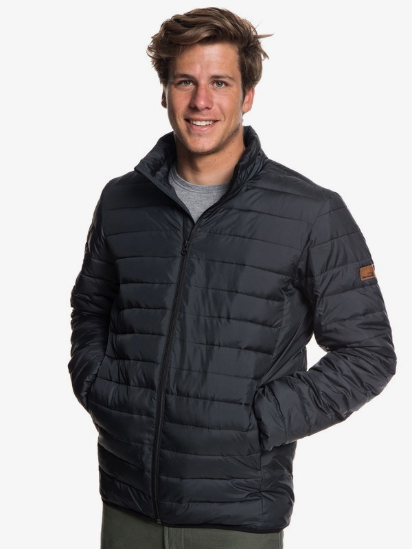 quiksilver, Scaly - Doudoune déperlante pour Homme, BLACK (kvj0) 0 Scaly - Doudoune déperlante pour Homme Noir EQYJK03419 Quiksilver