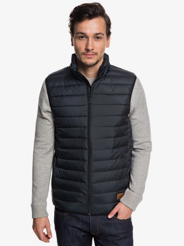 quiksilver, Scaly - Waterbestendig puffer jack voor Heren, BLACK (kvj0) 0 Scaly - Waterbestendig puffer jack voor Heren Black EQYJK03420 Quiksilver