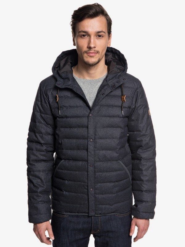 quiksilver, Scaly - Giacca imbottita da Uomo, DARK GREY HEATHER (krph) 0 Scaly - Giacca imbottita da Uomo Black EQYJK03421 Quiksilver