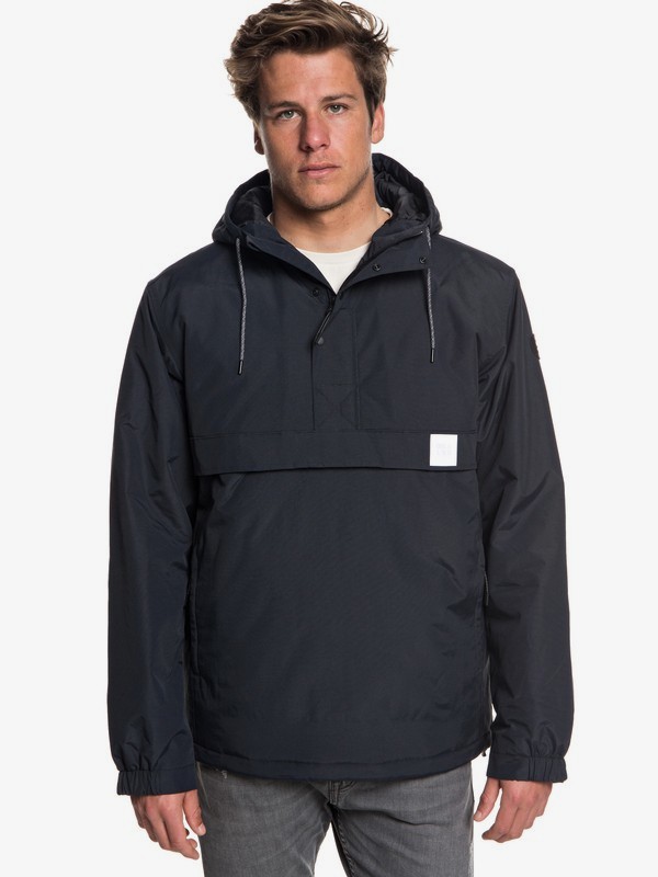 quiksilver, Tazawa Water Resistant Hooded Anorak, BLACK (kvj2) 0 Tazawa Water Resistant Hooded Anorak Black EQYJK03432 Quiksilver