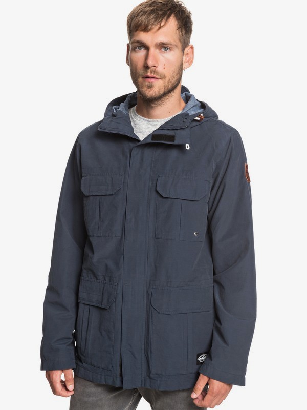 quiksilver, Fresh Evidence - Field Jacket for Men, BLUE NIGHTS (bst0) 0 Fresh Evidence - Field Jacket for Men Blue EQYJK03470 Quiksilver
