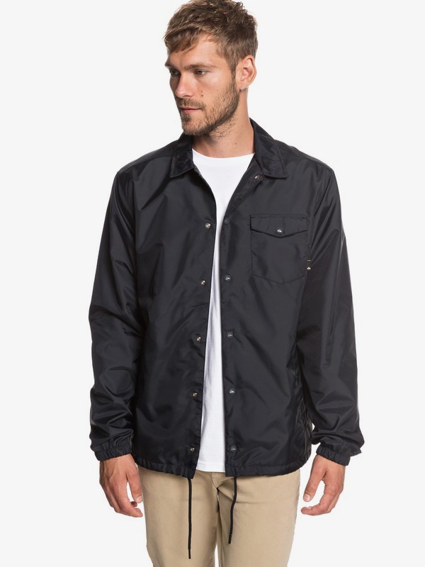 quiksilver, 50Y - Veste de survêtement déperlante pour Homme, BLACK (kvj0) 0 50Y - Veste de survêtement déperlante pour Homme Noir EQYJK03483 Quiksilver