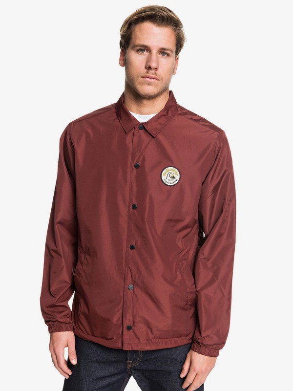 quiksilver, Surf Coach Water-Resistant Coached Jacket, ANDORA (rsd0) 0 Surf Coach Water-Resistant Coached Jacket Red EQYJK03505 Quiksilver