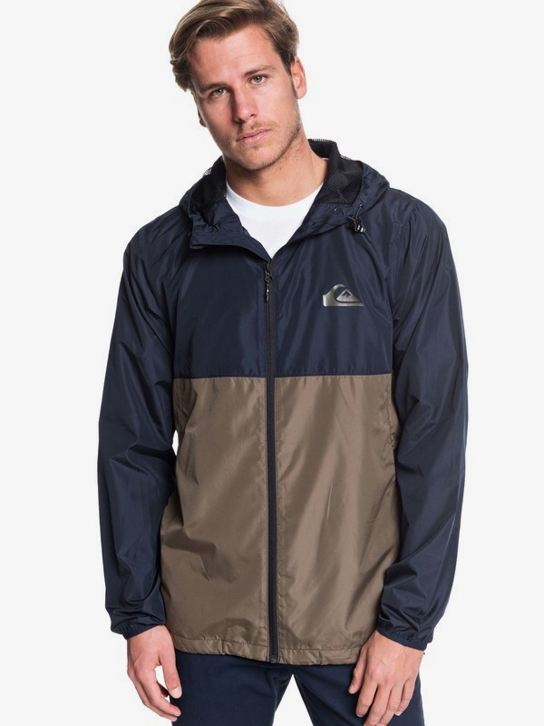 quiksilver, Everyday Hooded Windbreaker, SKY CAPTAIN (kye0) 0 Everyday Hooded Windbreaker Black EQYJK03521 Quiksilver