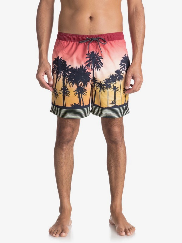 quiksilver, Sunset Vibes 17" - Traje De Baño para Hombre, CADMIUM (nhj6) 0 Sunset Vibes 17" - Traje De Baño para Hombre Naranja EQYJV03303 Quiksilver