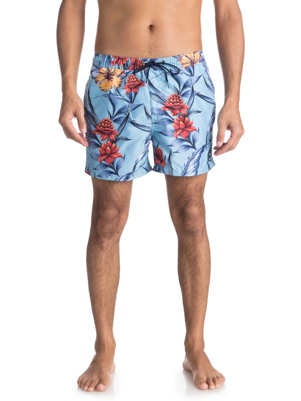 quiksilver, Pua 15" - Traje De Baño para Hombre, DUSK BLUE (bhc6) 0 Pua 15" - Traje De Baño para Hombre Azul EQYJV03311 Quiksilver