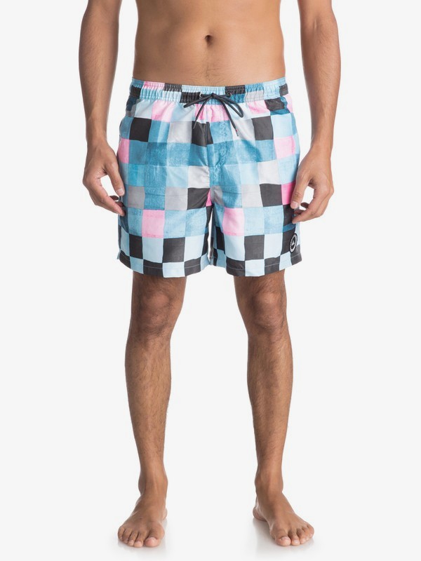 quiksilver, Resin Check 15" - Traje De Baño para Hombre, ATOMIC BLUE (bmm6) 0 Resin Check 15" - Traje De Baño para Hombre Azul EQYJV03313 Quiksilver