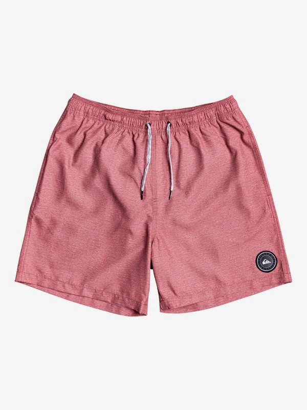 quiksilver, Everyday 17" Volleys, GARNET HEATHER (rqkh) 0 Everyday 17" Volleys Red EQYJV03406 Quiksilver