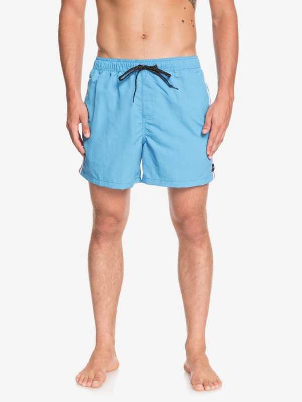 quiksilver, Vibes 16" - Short de Natación para Hombre, MALIBU BLUE (bma0) 0 Vibes 16" - Short de Natación para Hombre Azul EQYJV03411 Quiksilver