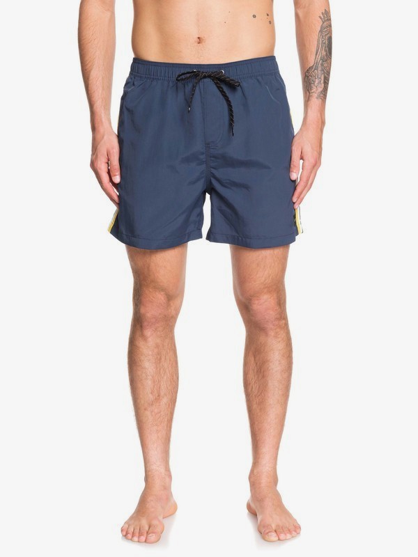 quiksilver, Vibes 16" - Short de Natación para Hombre, MOONLIT OCEAN (byk0) 0 Vibes 16" - Short de Natación para Hombre Azul EQYJV03411 Quiksilver