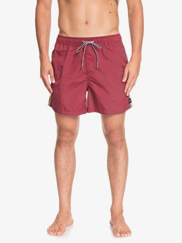 quiksilver, Vibes 16" - Swim Shorts, BRICK RED (rqn0) 0 Vibes 16" - Swim Shorts Red EQYJV03411 Quiksilver
