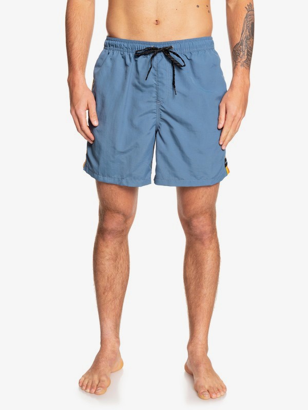 quiksilver, Vibes 17" Volleys, STELLAR (bnt0) 0 Vibes 17" Volleys Blue EQYJV03412 Quiksilver