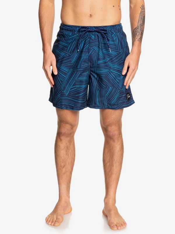 quiksilver, Bamboo Break 17" Volleys, MEDIEVAL BLUE (bte6) 0 Bamboo Break 17" Volleys Blue EQYJV03445 Quiksilver
