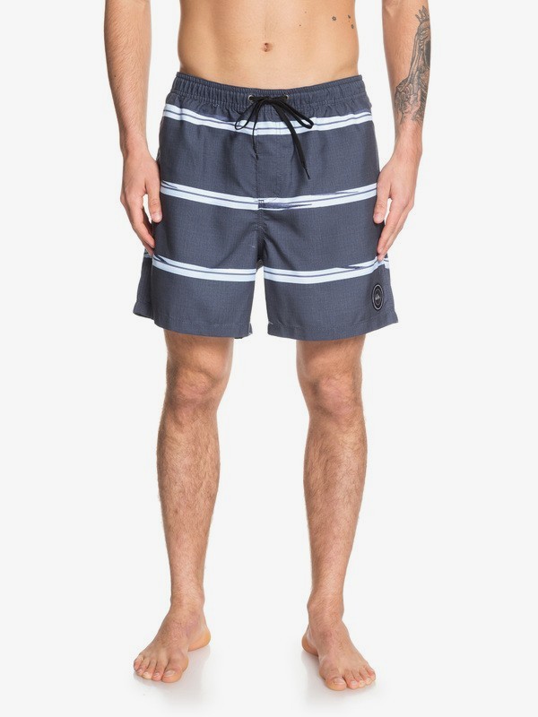 quiksilver, Dunes Stripes 17" Swim Shorts, BLUE NIGHT (bst6) 0 Dunes Stripes 17" Swim Shorts Blue EQYJV03448 Quiksilver