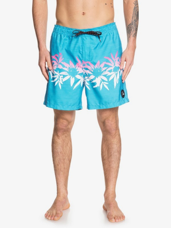 quiksilver, Voodoo 17" Swim Shorts, TURQUOISE (bly6) 0 Voodoo 17" Swim Shorts Blue EQYJV03449 Quiksilver