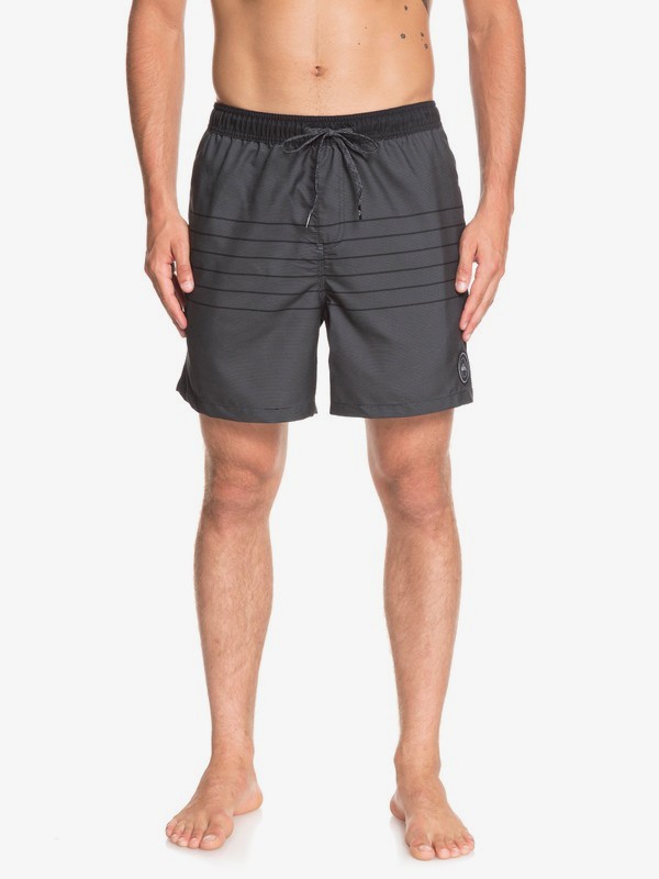 quiksilver, Fineline 17" Swim Shorts, BLACK (kvj6) 0 Fineline 17" Swim Shorts Black EQYJV03450 Quiksilver