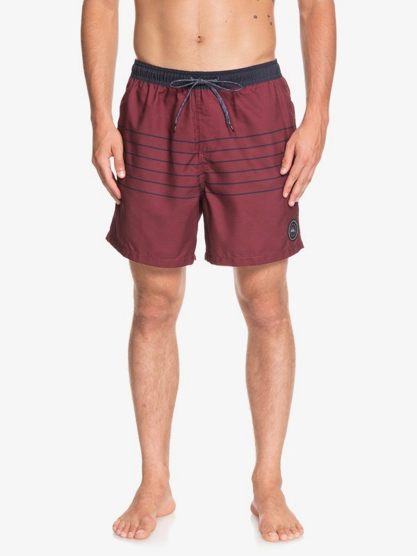 quiksilver, Fineline 17" Swim Shorts, BRICK RED (rqn6) 0 Fineline 17" Swim Shorts Red EQYJV03450 Quiksilver