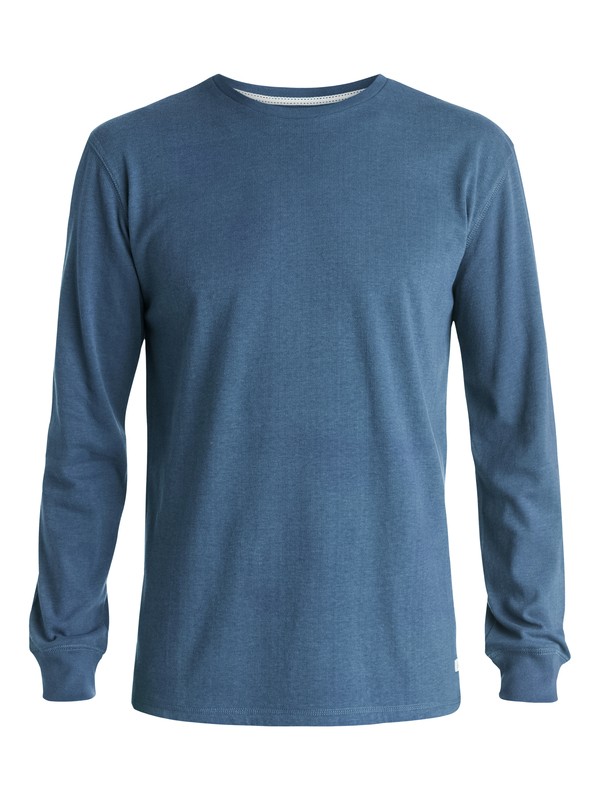 quiksilver, Snit Plain T-Shirt, DARK DENIM (brq0) 0 Snit Plain T-Shirt EQYKT03266 Quiksilver