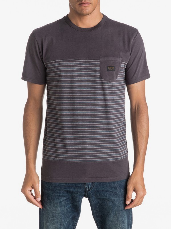 quiksilver, Full Tide - Pocket T-Shirt, TARMAC (kta0) 0 Full Tide - Pocket T-Shirt EQYKT03514 Quiksilver