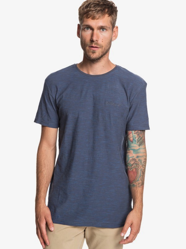 quiksilver, Ken Tin - Camiseta para Hombre, OMBRE BLUE KENTIN (krq3) 0 Ken Tin - Camiseta para Hombre Negro EQYKT03687 Quiksilver