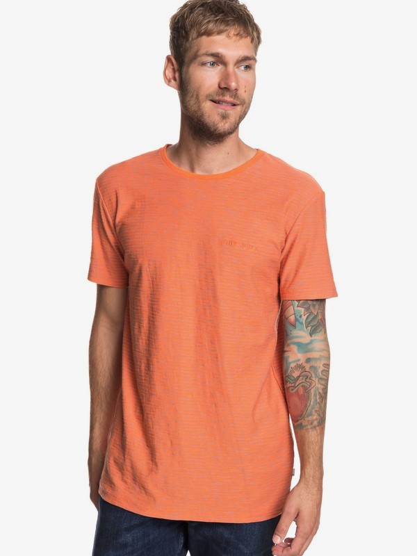 quiksilver, Ken Tin - Maglietta da Uomo, FLAMINGO KEN TIN (nks3) 0 Ken Tin - Maglietta da Uomo Orange EQYKT03687 Quiksilver