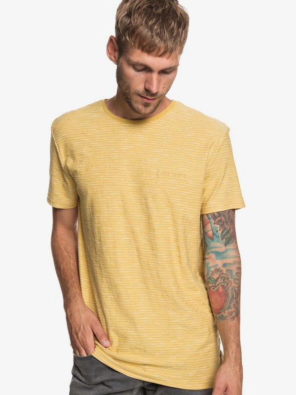 quiksilver, Camiseta Ken Tin, RATTAN KEN TIN (yhp3) 0 Camiseta Ken Tin Amarillo EQYKT03687 Quiksilver
