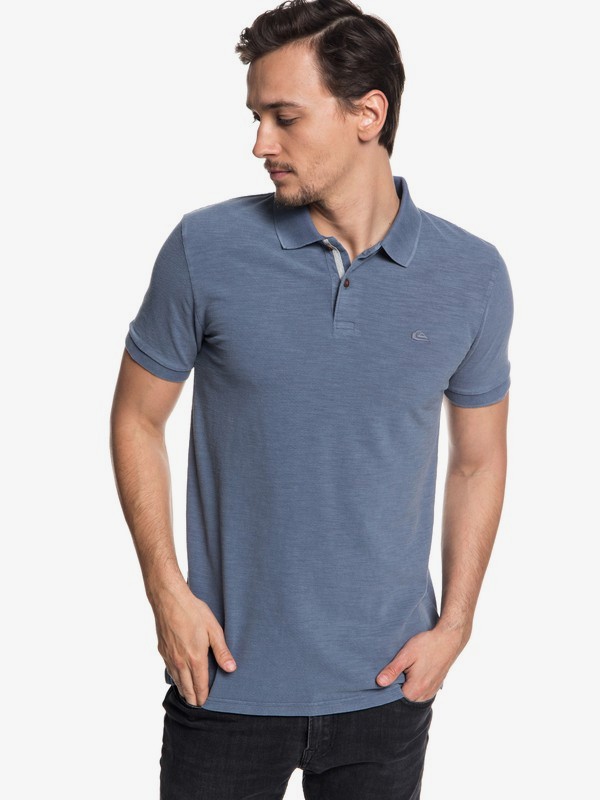 quiksilver, Miz Kimitt - Polo à manches courtes pour Homme, VINTAGE INDIGO (byl0) 0 Miz Kimitt - Polo à manches courtes pour Homme Bleu EQYKT03783 Quiksilver