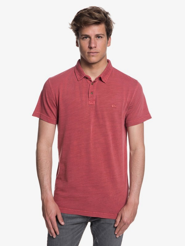 quiksilver, Everyday Sun Cruise Short Sleeve Polo Shirt, GARNET (rqk0) 0 Everyday Sun Cruise Short Sleeve Polo Shirt Red EQYKT03784 Quiksilver