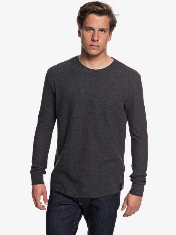 quiksilver, Hakone Spring Sweatshirt, DARK GREY HEATHER (krph) 0 Hakone Spring Sweatshirt EQYKT03787 Quiksilver