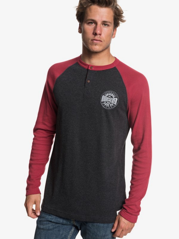 quiksilver, Kurama North Long Sleeve Thermal Top, GARNET (rqk0) 0 Kurama North Long Sleeve Thermal Top Red EQYKT03806 Quiksilver