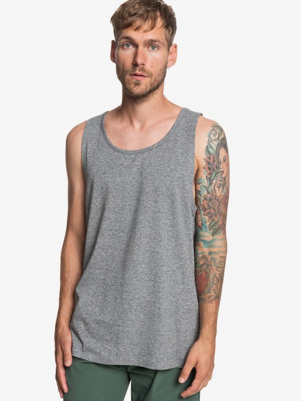 quiksilver, Adapt - Tank-Top mit UPF 30 für Männer, MEDIUM GREY HEATHER (kpvh) 0 Adapt - Tank-Top mit UPF 30 für Männer Schwarz EQYKT03830 Quiksilver