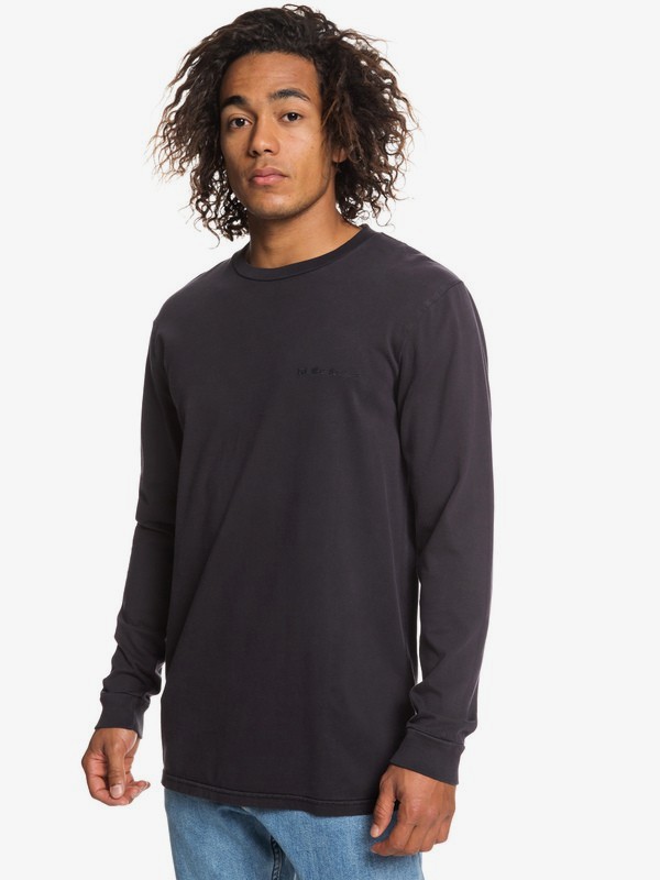 quiksilver, Originals Long Sleeve Tee, BLACK (kvj0) 0 Originals Long Sleeve Tee Black EQYKT03838 Quiksilver