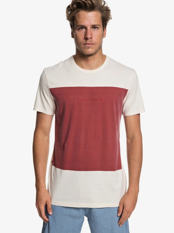quiksilver, Vida Voice - T-Shirt for Men, BRICK RED (rqn0) 0 Vida Voice - T-Shirt for Men Red EQYKT03840 Quiksilver