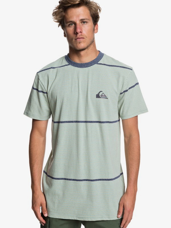 quiksilver, Stop It Cold - T-Shirt for Men, STORMY SEA STOP IT COLD (blh3) 0 Stop It Cold - T-Shirt for Men Blue EQYKT03855 Quiksilver