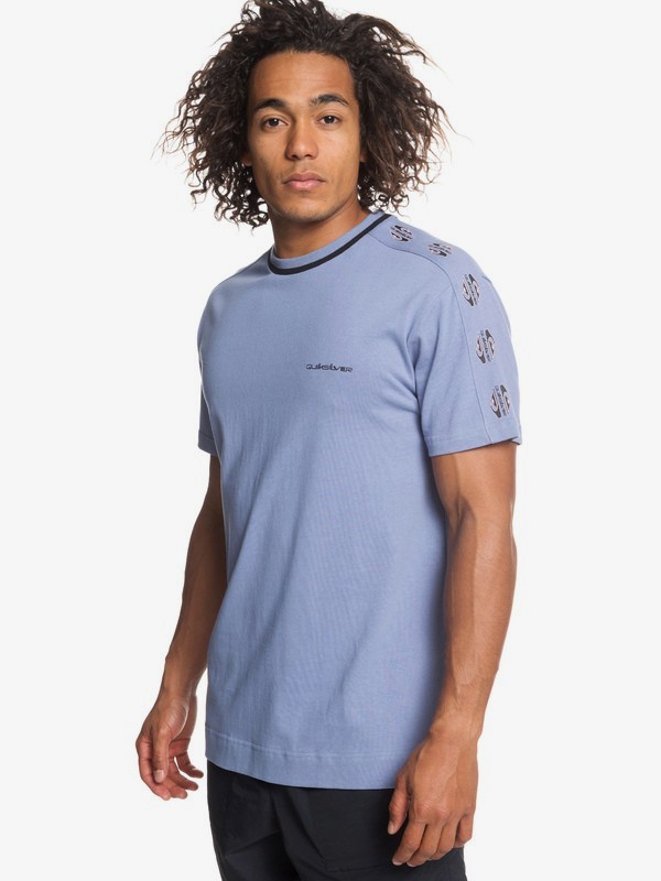 quiksilver, Originals - Camiseta para Hombre, STONE WASH (bkj0) 0 Originals - Camiseta para Hombre Azul EQYKT03860 Quiksilver