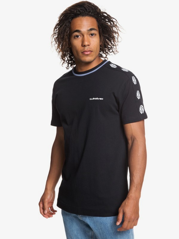 quiksilver, Originals - Camiseta para Hombre, BLACK (kvj0) 0 Originals - Camiseta para Hombre Negro EQYKT03860 Quiksilver