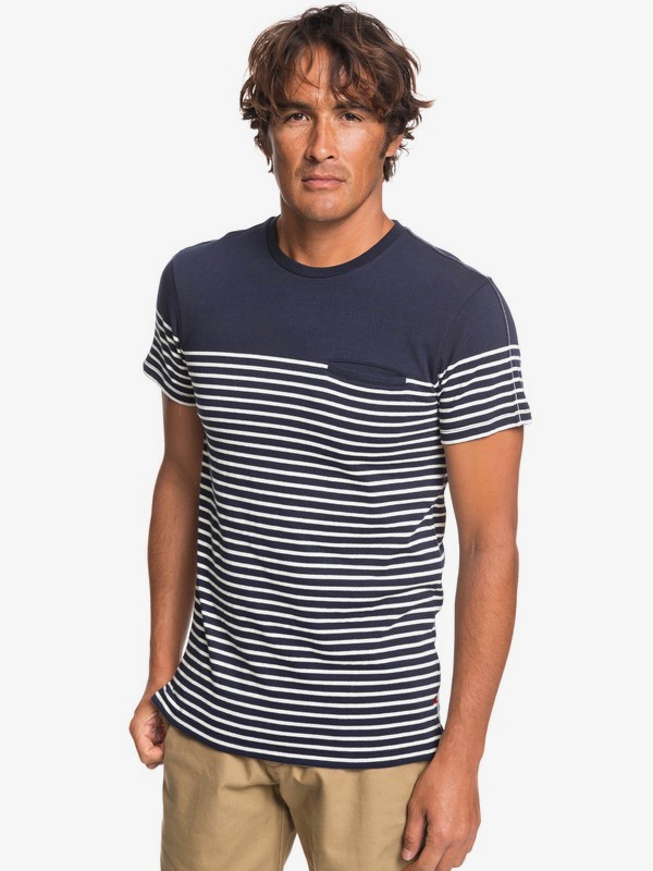 quiksilver, Adour - T-Shirt for Men, NAVY BLAZER (byj0) 0 Adour - T-Shirt for Men Blue EQYKT03868 Quiksilver