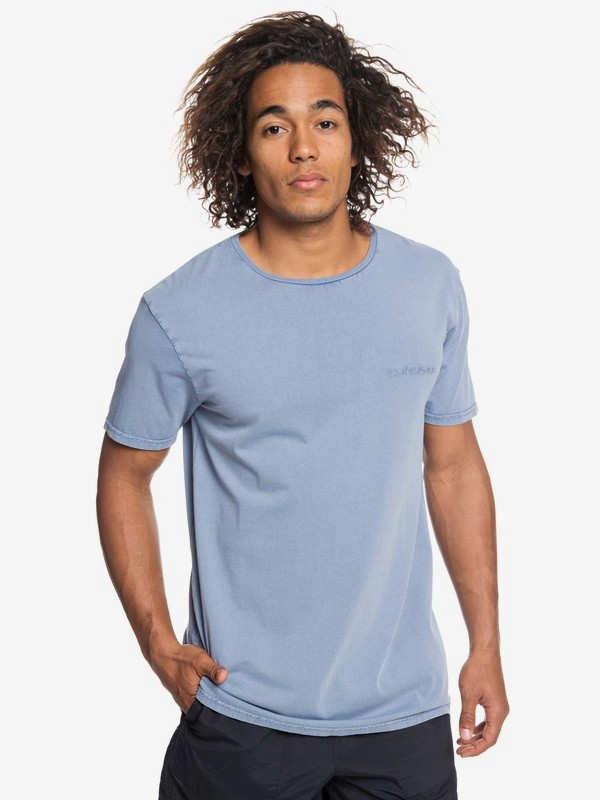 quiksilver, Originals - Camiseta para Hombre, STONE WASH (bkj0) 0 Originals - Camiseta para Hombre Azul EQYKT03879 Quiksilver