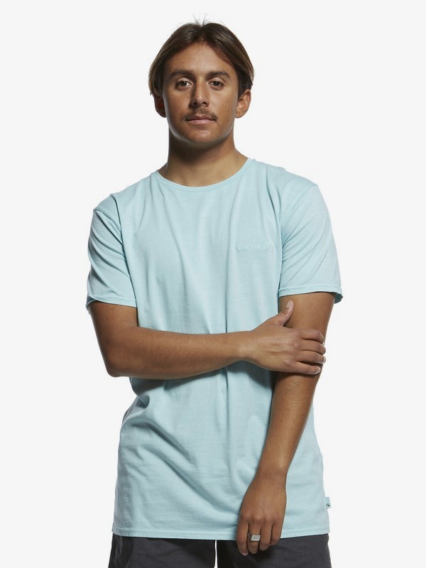 quiksilver, Originals Tee, AQUA SPLASH (bzg0) 0 Originals Tee Blue EQYKT03879 Quiksilver